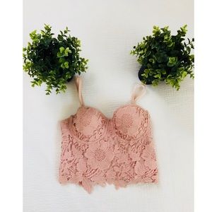 Blush Bustier Top
